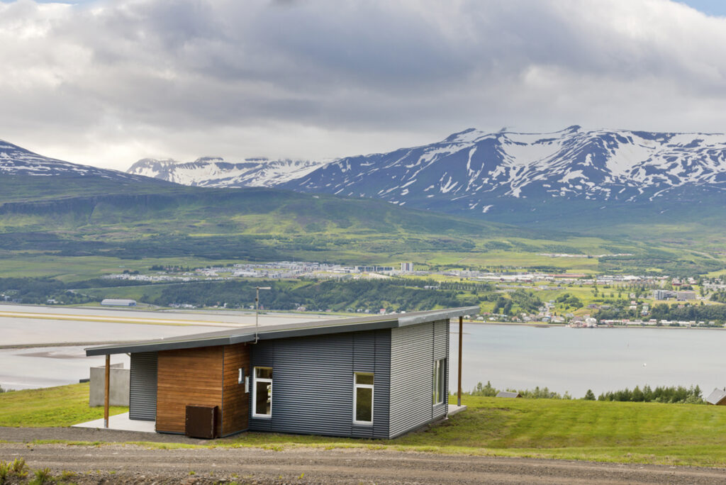 ferienhaus, Akureyri, Fjord, Island