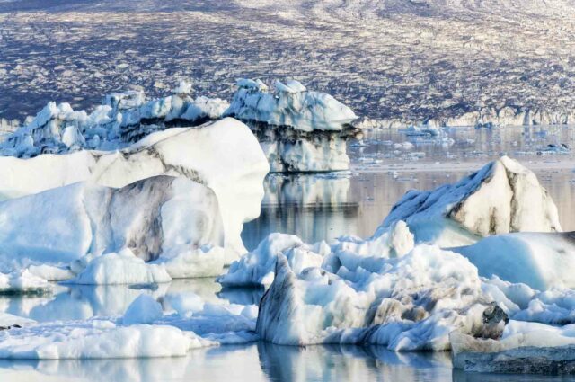 Die Gletscherlagune Jökulsárlón