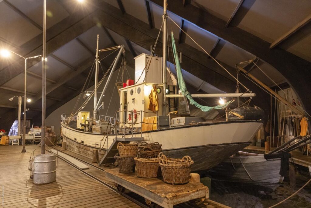 Bátahúsið, Fischerboot, Heringsmuseum, Siglufjörður, Island