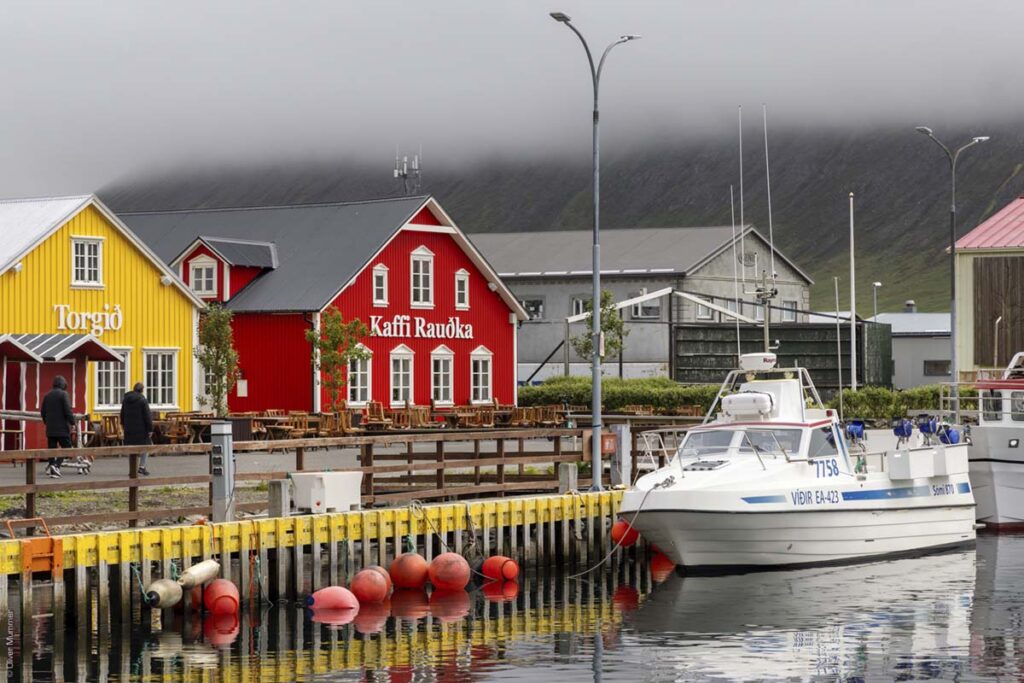 Hafen, Café, Siglufjörður, Island