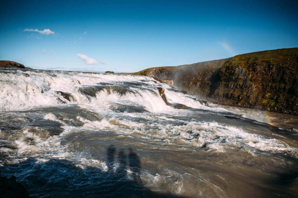 Wasserfall, Gullfoss, Island