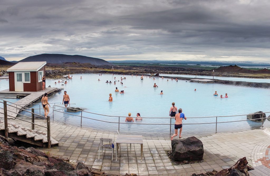 Island im Dezember, Schwimbad, Themalbad, Hot Pot, Mývatn Nature Baths
