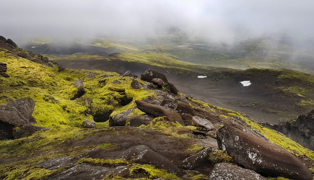 Landschaft, Nebel, Laki, Island
