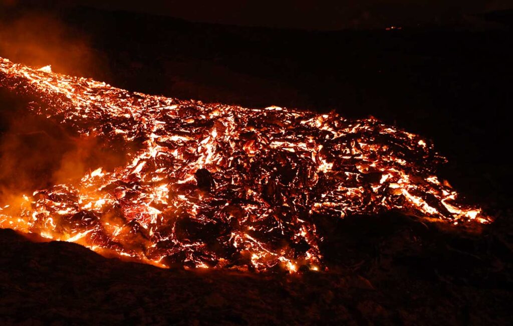 Vulknausbruch, 2023, lavastrom, Island